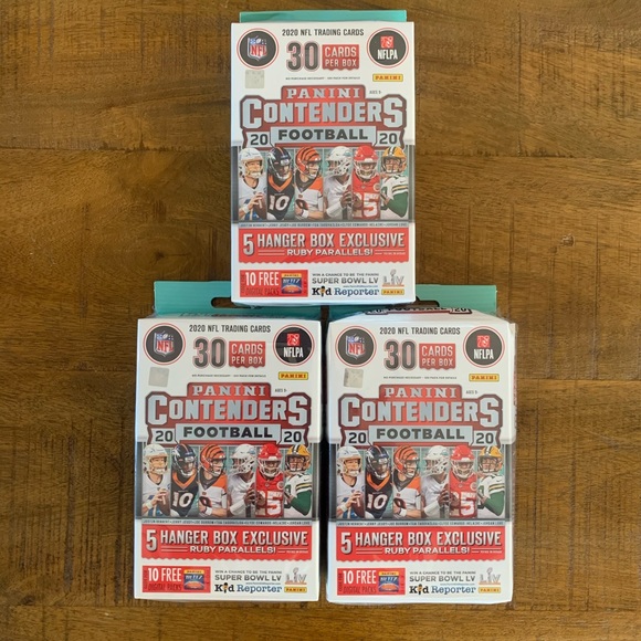 Panini NFL Contenders Hanger Box Football Card Lot